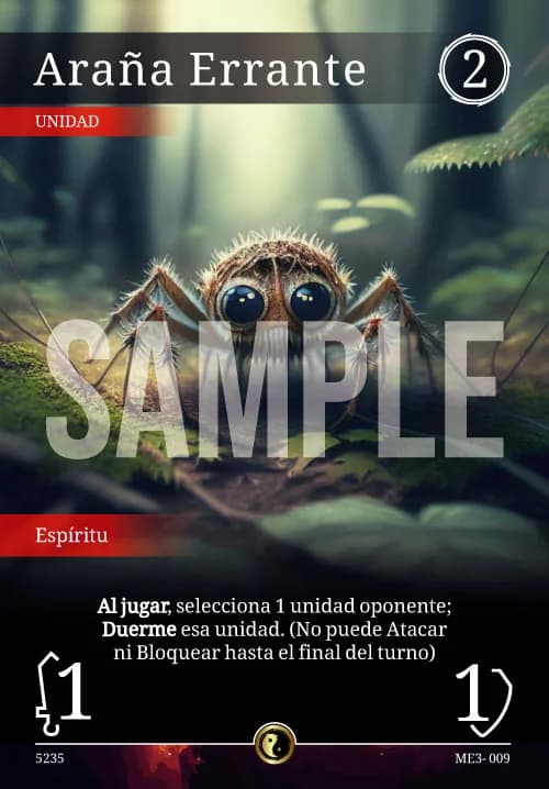 Araña errante Araña errante
